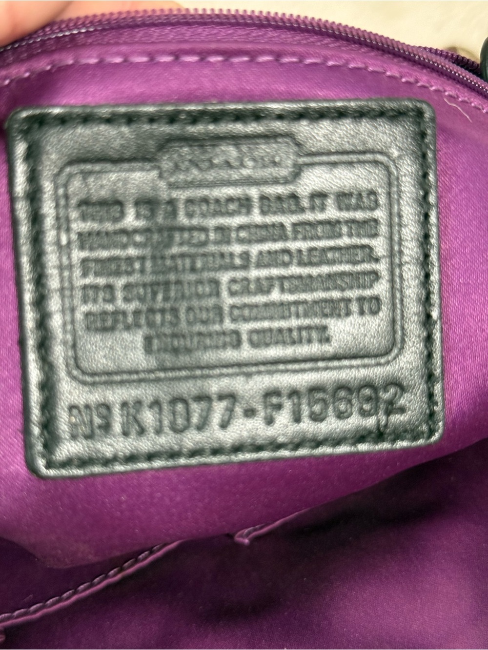 Coach Hamptons Signature Turnlock Satchel (2010) ✨ - Picture 7 of 8